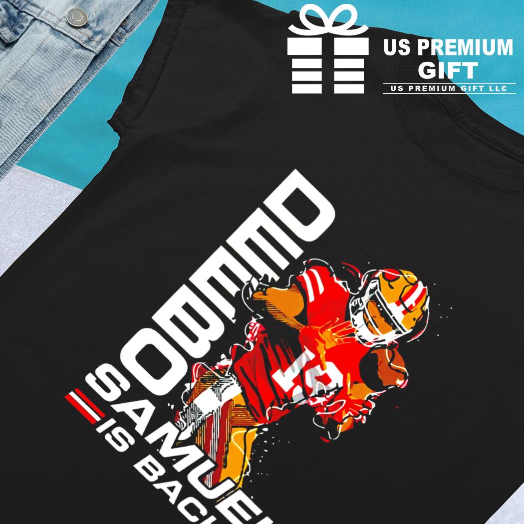 Deebo Samuel Is Back t-shirt, hoodie, sweater, long sleeve and