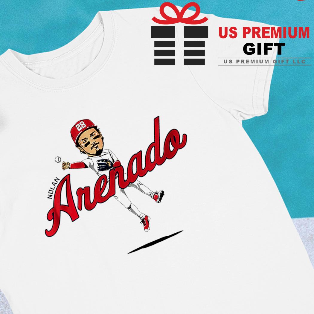 Nolan Arenado: Caricature, Adult T-Shirt / Small - MLB - Sports Fan Gear | breakingt