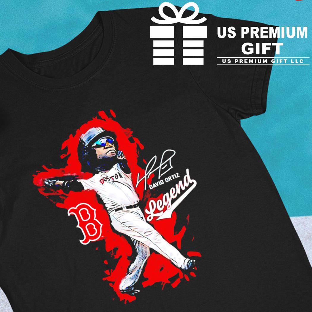 Official Boston Red Sox David Ortiz Legend Graphic Signature T