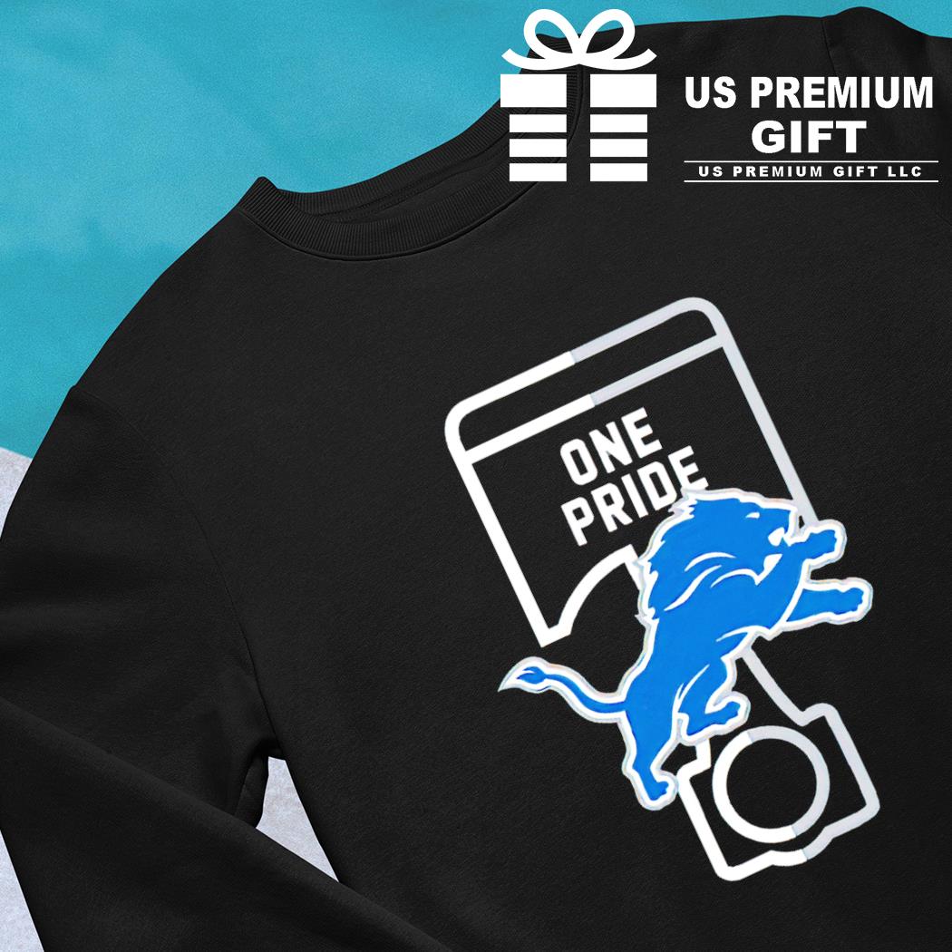 Detroit Lions One Pride logo shirt, hoodie, sweater, long sleeve