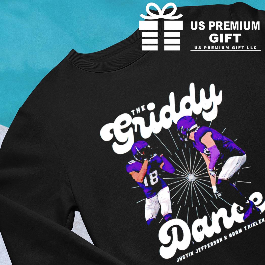 Justin Jefferson and Adam Thielen Minnesota Vikings The Griddy Dance 2022 T- shirt, hoodie, sweater, long sleeve and tank top