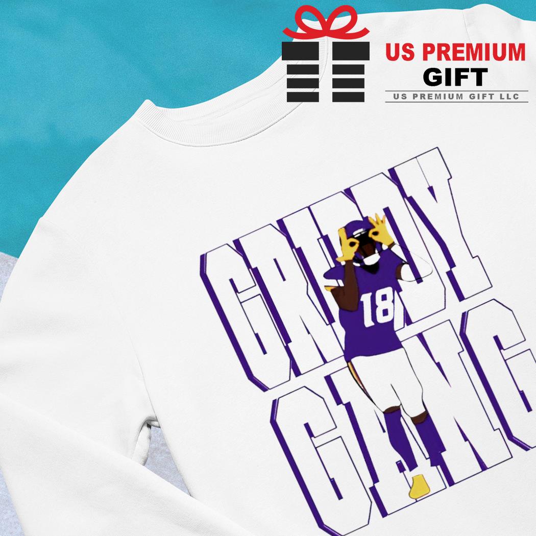 Justin Jefferson Minnesota Vikings Griddy Gang funny shirt, hoodie,  sweater, long sleeve and tank top