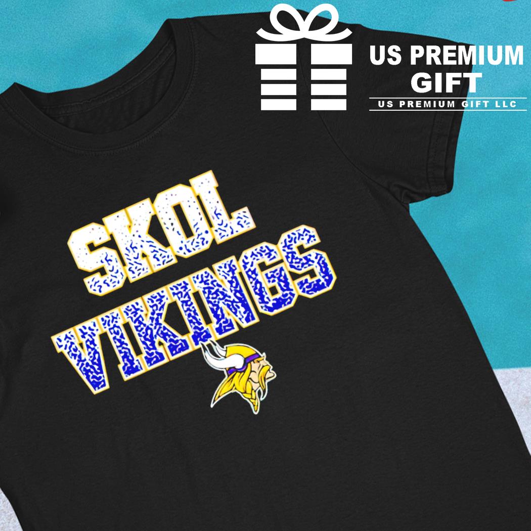 Minnesota Vikings Skol Text Design Essential T-Shirt for Sale by