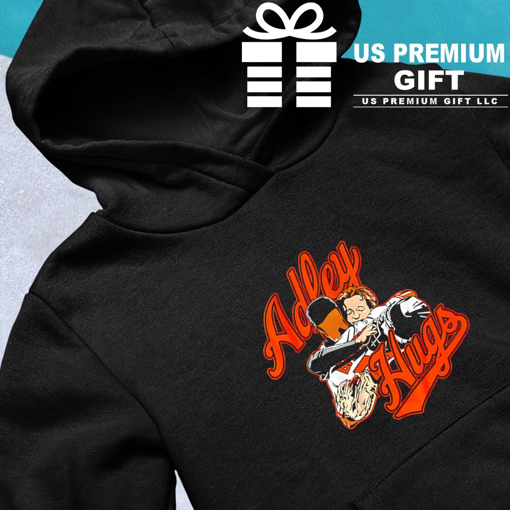 Official hugs adley rutschman T-shirt, hoodie, sweater, long sleeve and  tank top