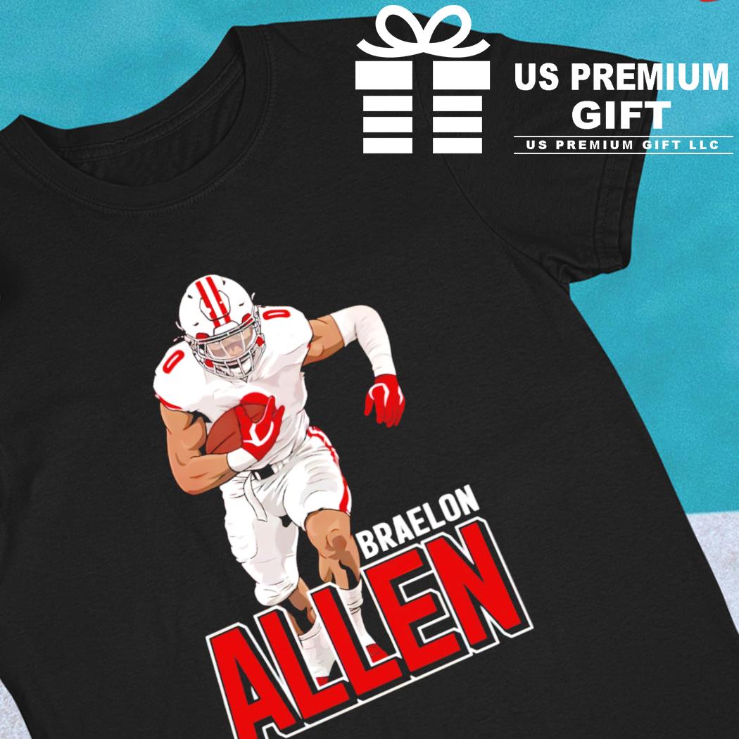 Braelon Allen Wisconsin Badgers football 2022 T-shirt, hoodie