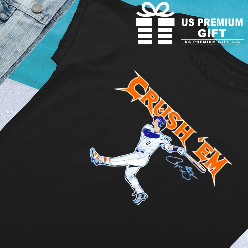 Houston Astros Alex Bregman crush 'em signature shirt, hoodie