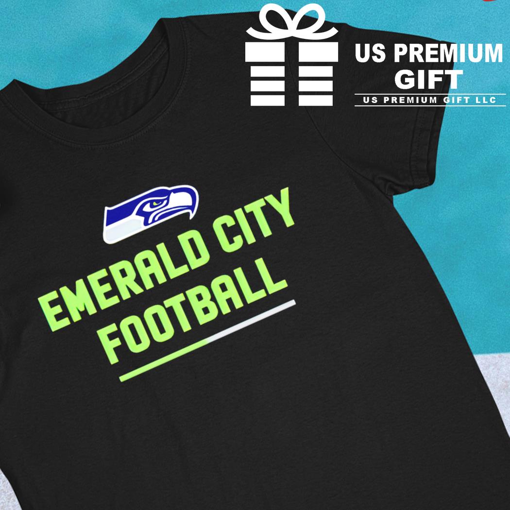 Emerald City Football Logo Seattle Seahawks T-shirt, hoodie, sweater, long  sleeve and tank top