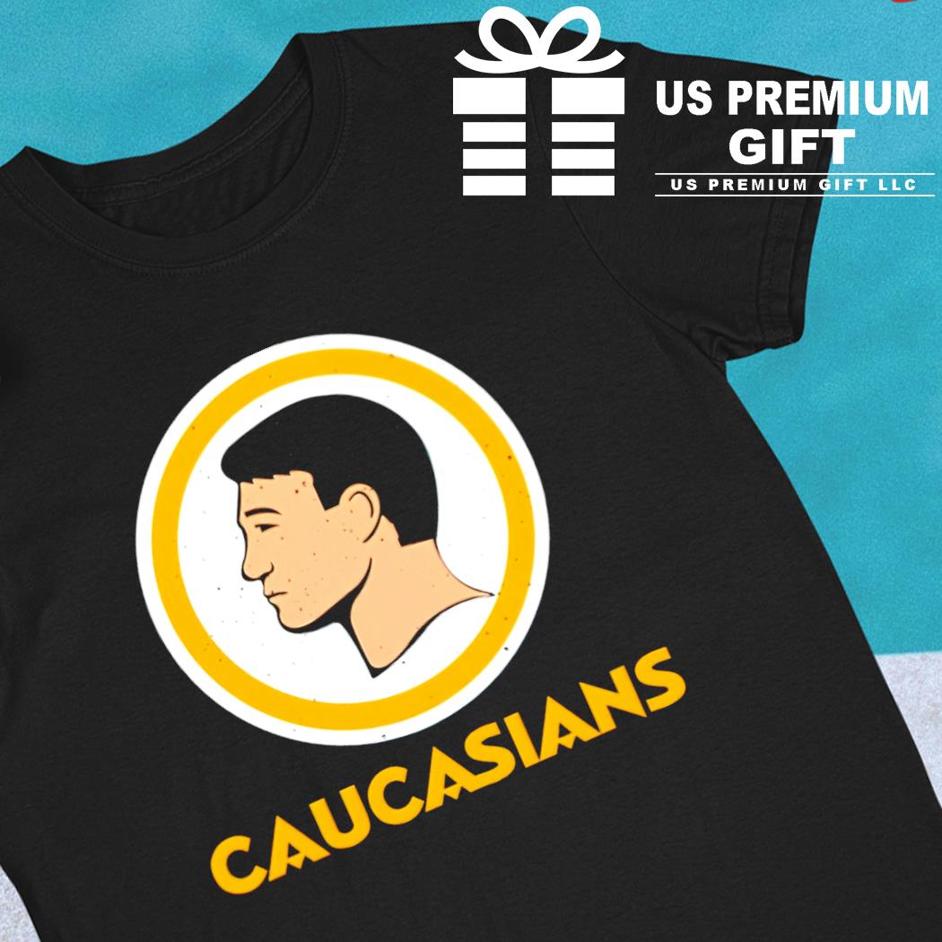 Caucasians circle logo T-shirt