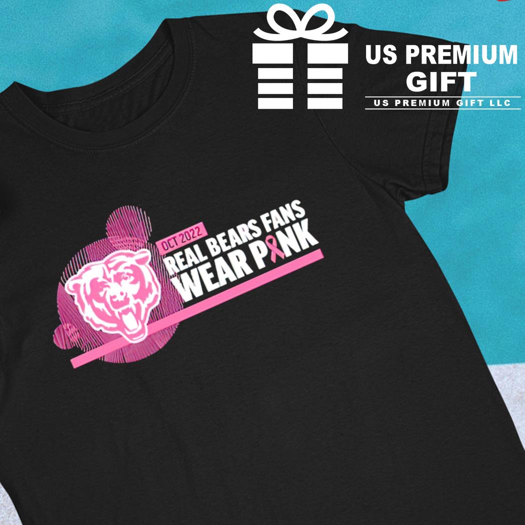 Chicago Bears breast cancer Oct 2022 real bears fans wear pink