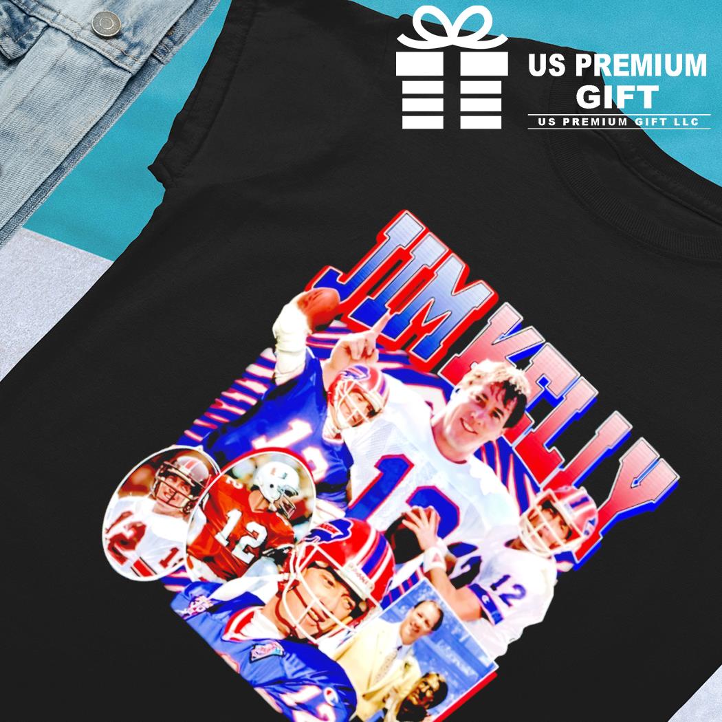 Jim Kelly T-Shirts, NFL Buffalo Bills Jim Kelly T-Shirts