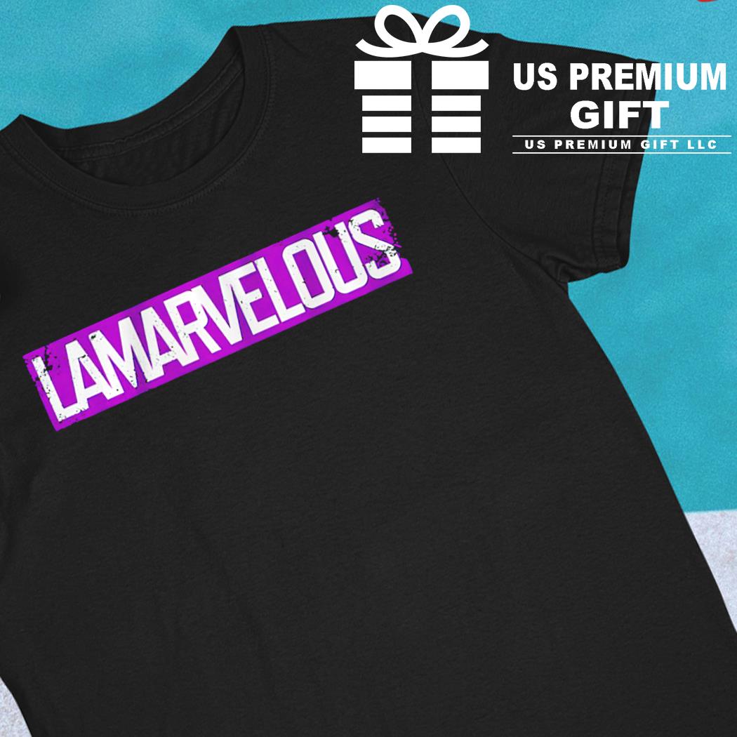 Lamar Jackson Lamarvelous 2022 T-shirt, hoodie, sweater, long