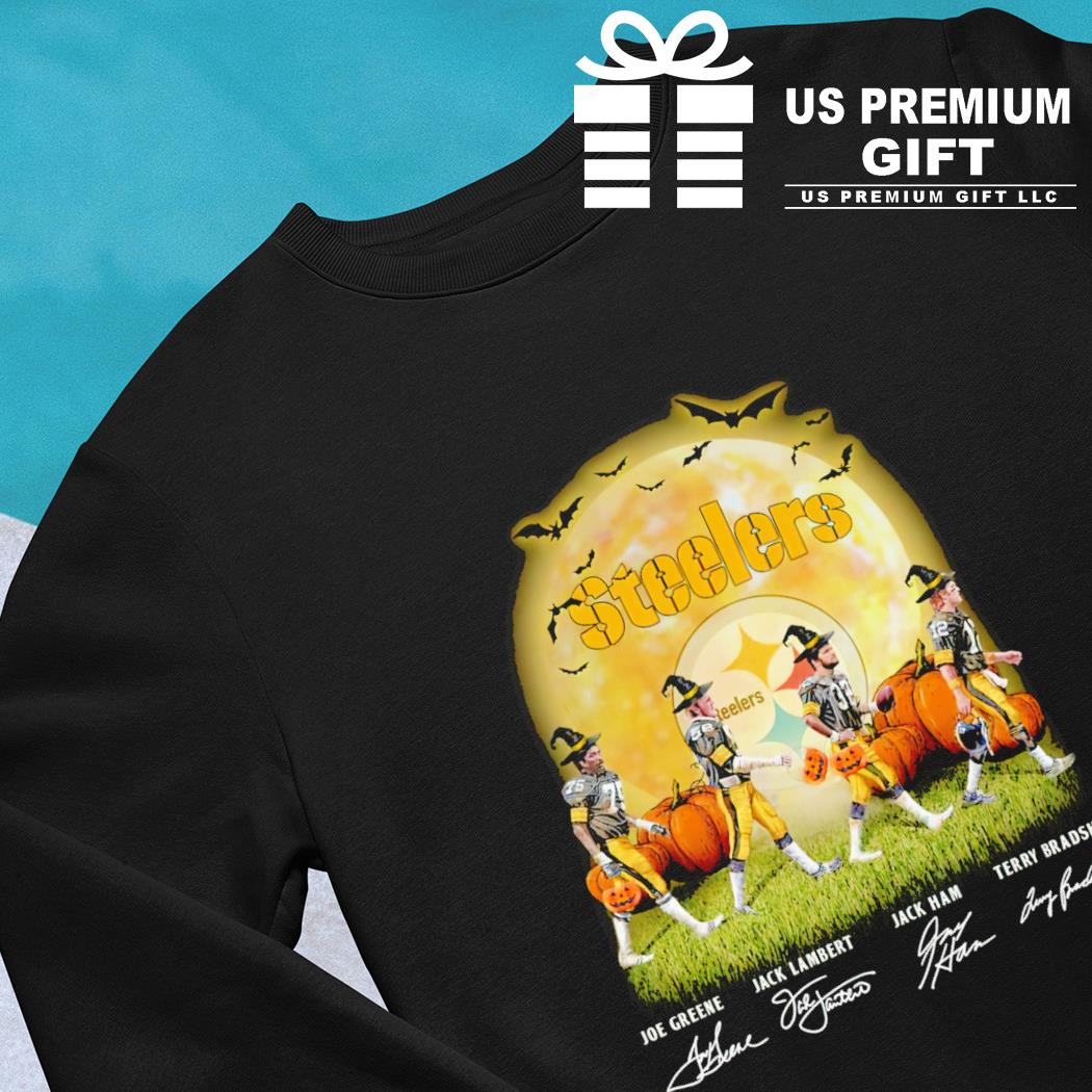 Pittsburgh Steelers football Joe Greene Jack Lambert Jack Ham Terry  Bradshaw signatures Halloween 2022 T-shirt, hoodie, sweater, long sleeve  and tank top