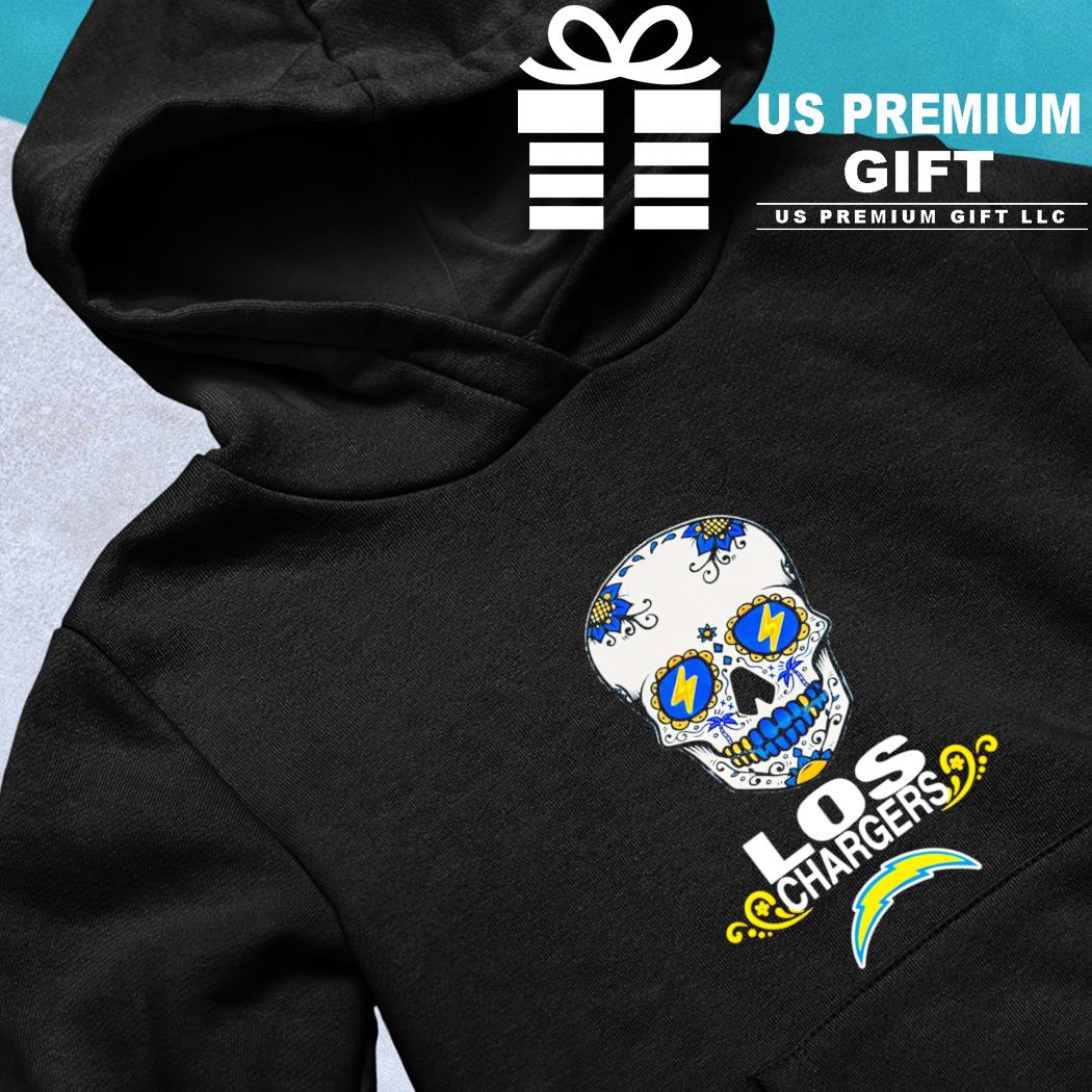 Los Angeles Chargers Shirt 3D Hand Skull For Men And Women - Freedomdesign