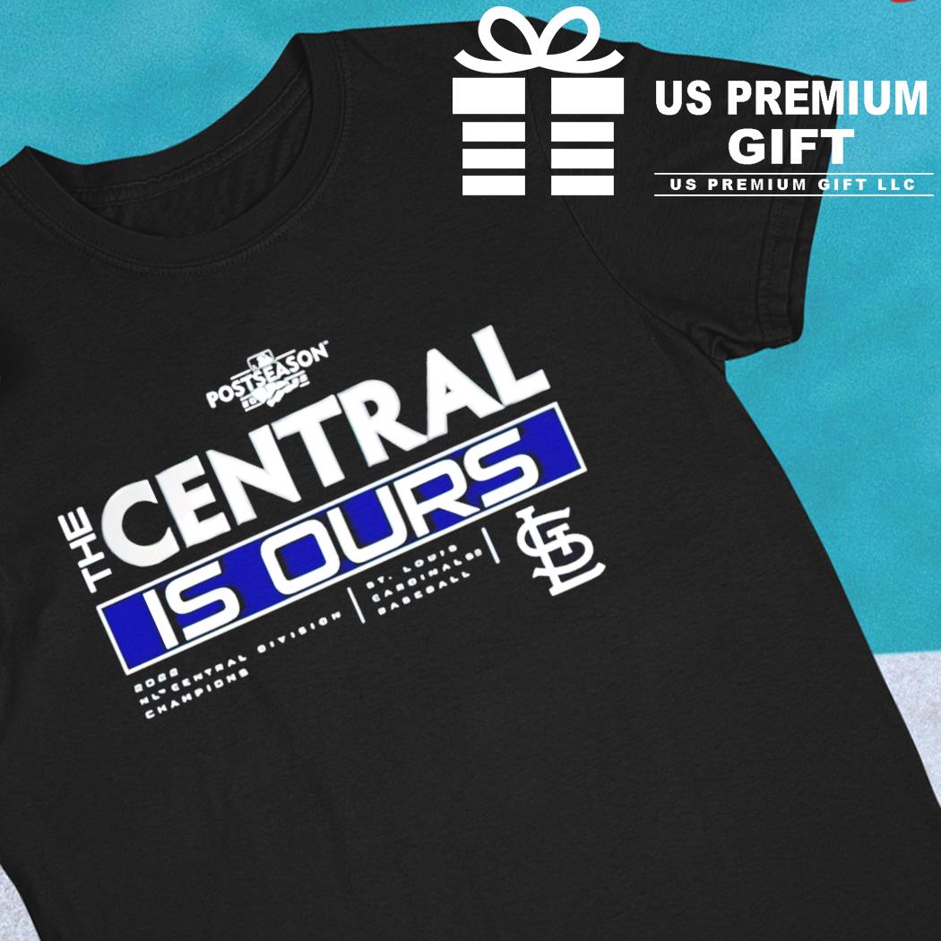 St. Louis Cardinals The Central is Ours logo 2022 T-shirt