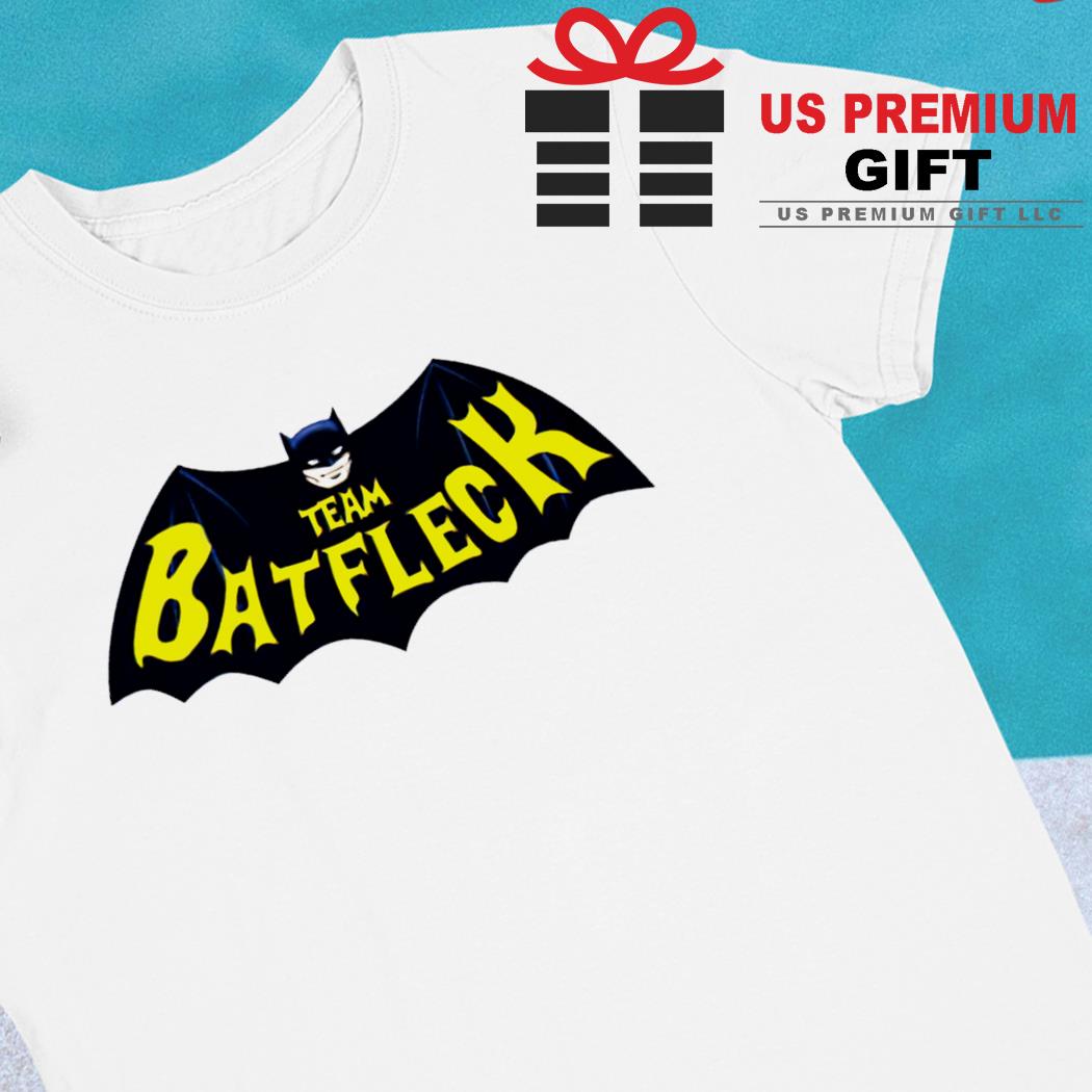 Team Batfleck Batman logo T-shirt