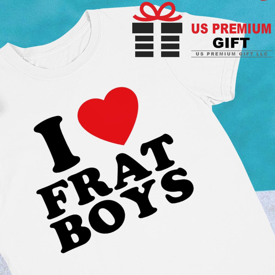 I love frat boys heart logo T-shirt