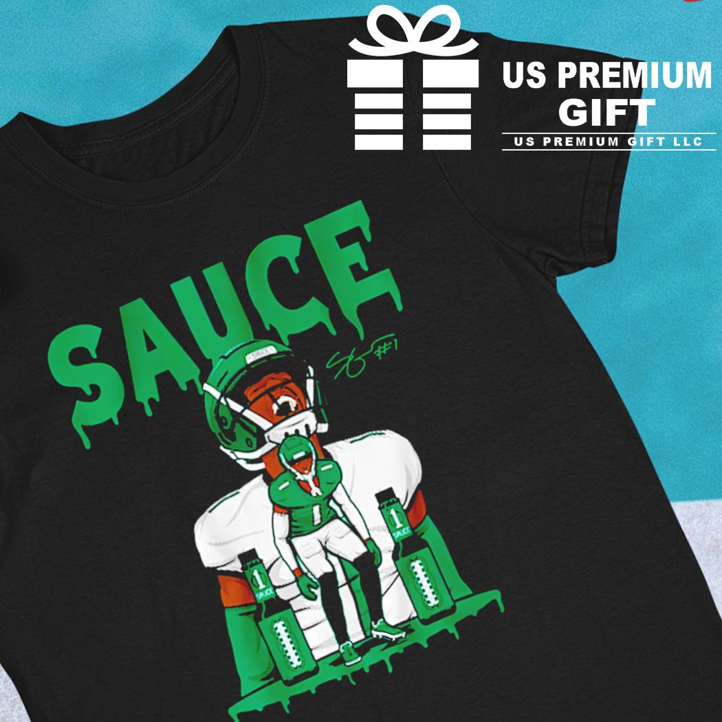 Sauce Gardner New York Jets football signature 2022 T-shirt, hoodie,  sweater, long sleeve and tank top