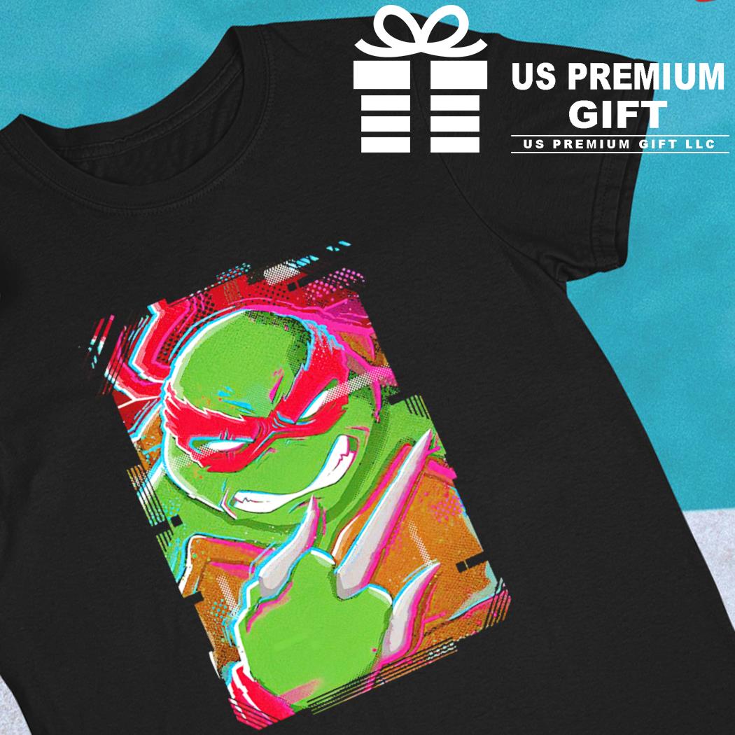 Teenage Mutant Ninja Turtles Raphael glitch character 2022 T-shirt