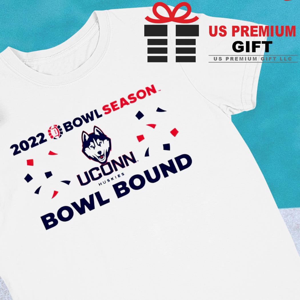 2022 Bowl aeason Uconn Huskies Bowl Bound logo T-shirt