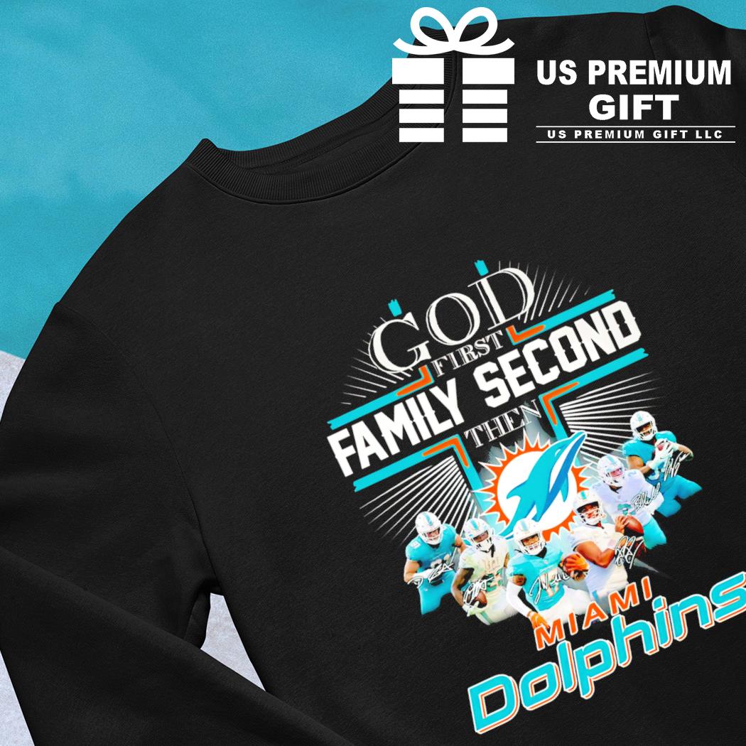 Miami Dolphins NFL Personalized God First Family Second Baseball