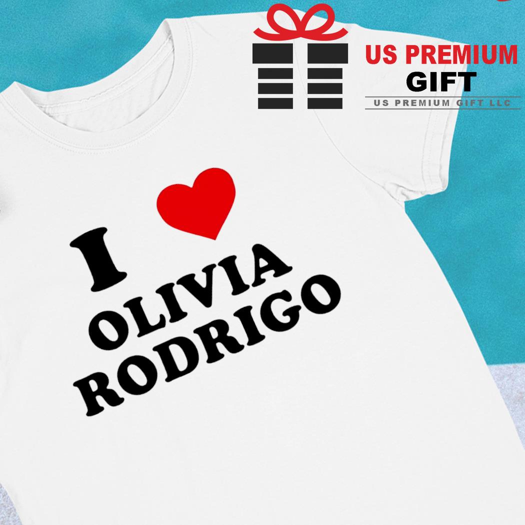 I love Olivia Rodrigo heart logo T-shirt