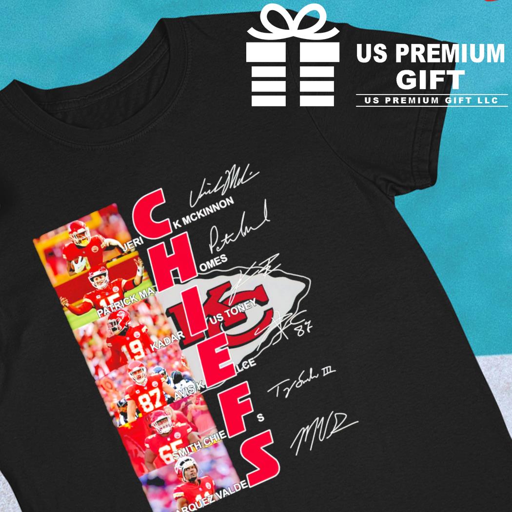 Kansas City Chiefs football CHIEFS signatures 2022 T-shirt, hoodie,  sweater, long sleeve and tank top