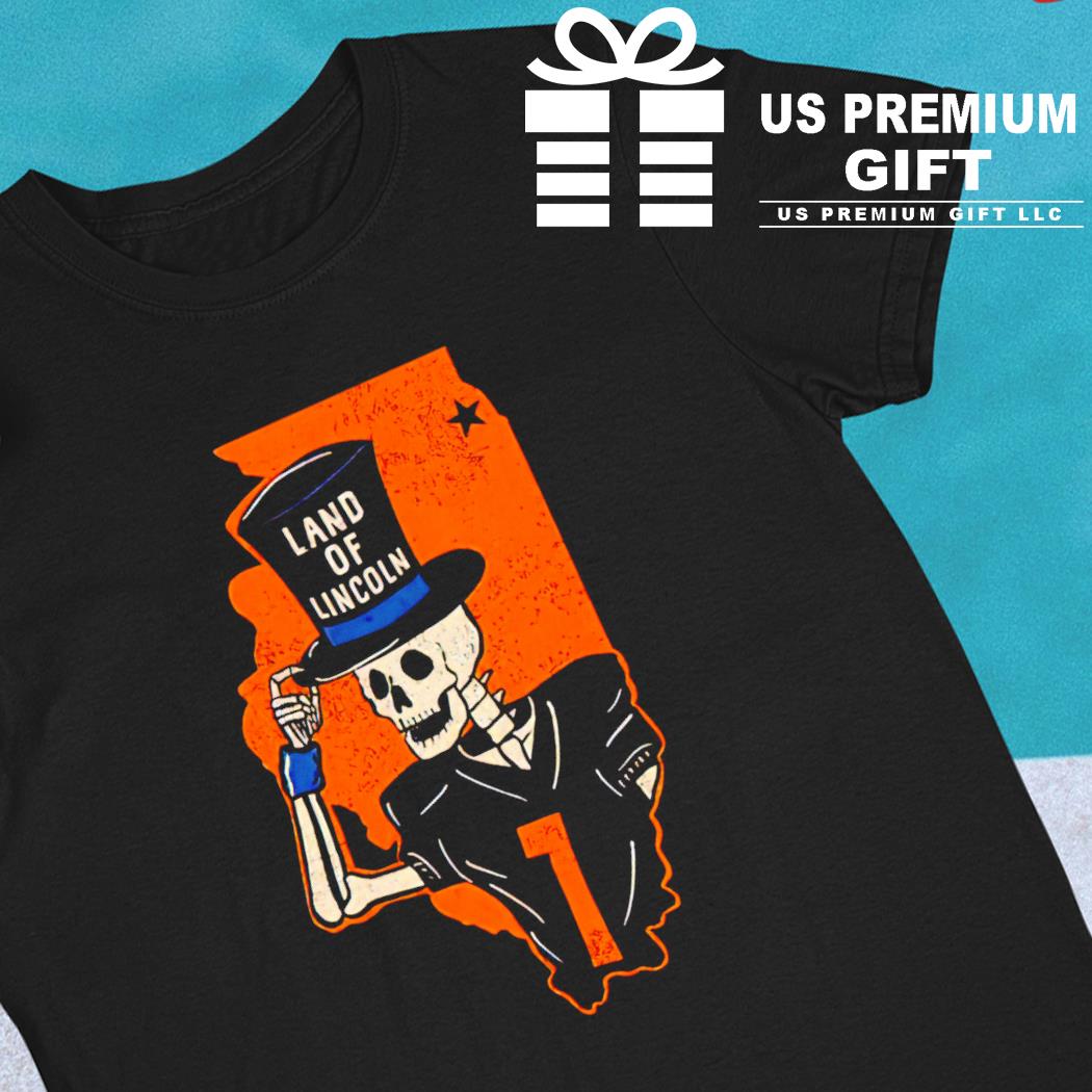 Land of Lincoln skeleton 2022 T-shirt