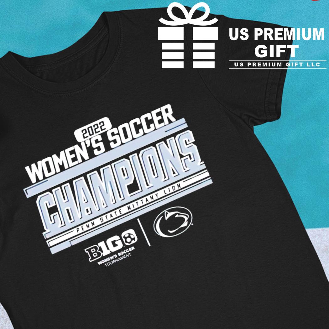 Penn State 2022 Big Ten women's soccer Champions logo T-shirt