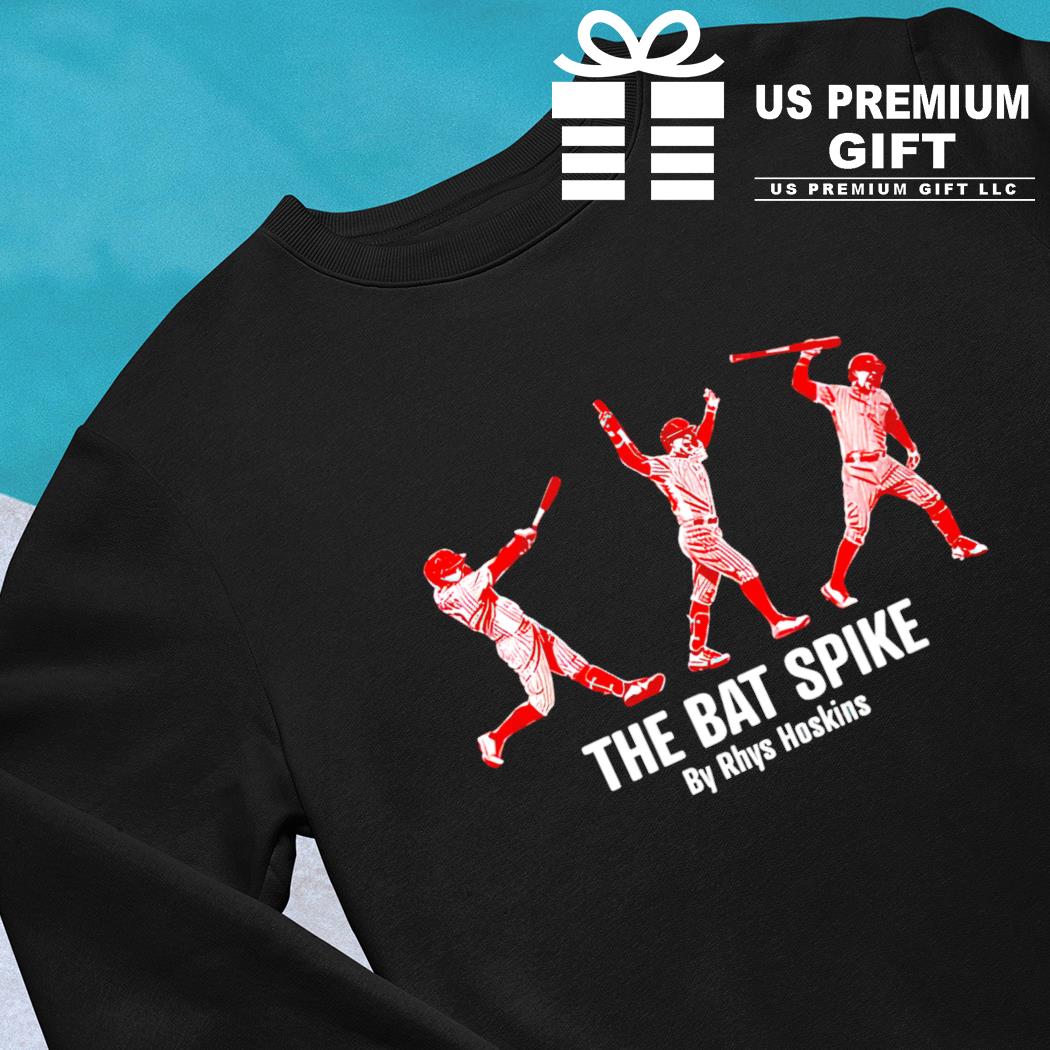 Rhys Hoskins: The Bat Spike, Youth T-Shirt / Small - MLB - Sports Fan Gear | breakingt