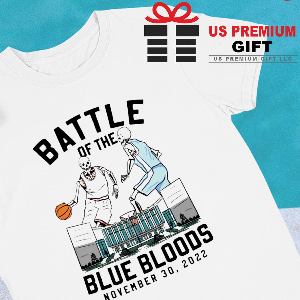 Skeletons basketball battle of the blue bloods November 30 2022 T-shirt
