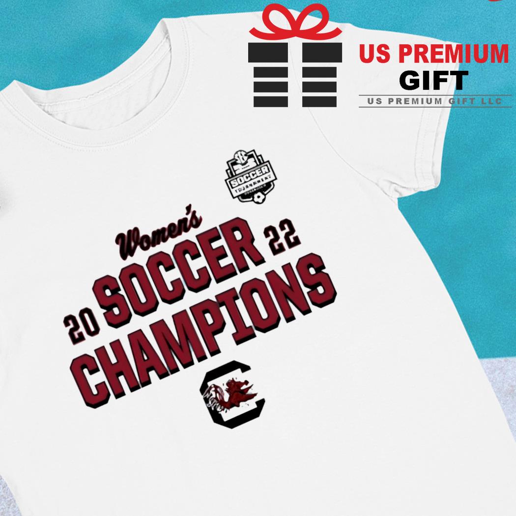 South Carolina Gamecocks football women's soccer Champions 2022 logo T-shirt