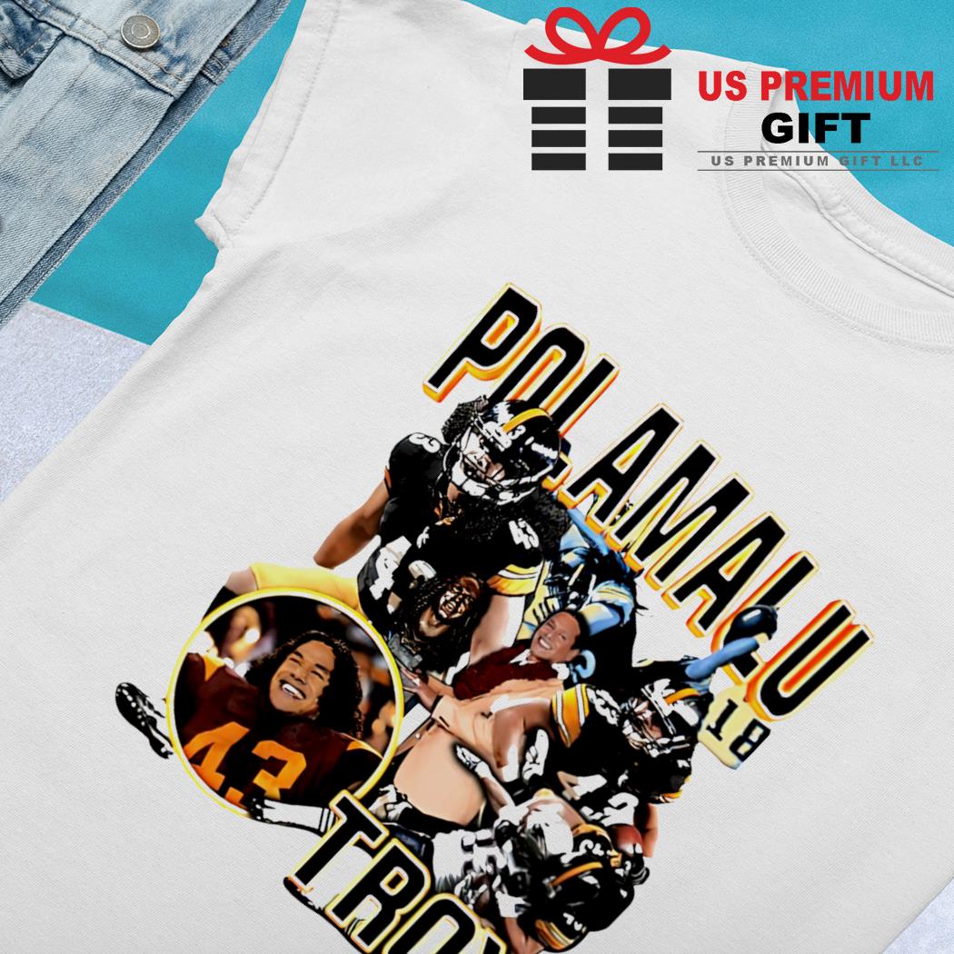 Official pittsburgh Steelers Troy Polamalu T-Shirts, hoodie, tank top,  sweater and long sleeve t-shirt