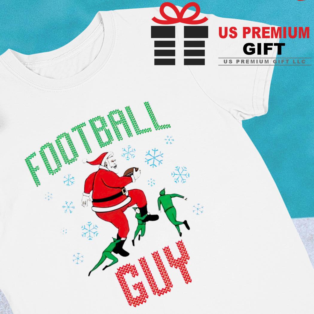 Ugly Santa football guy Christmas 2022 T-shirt