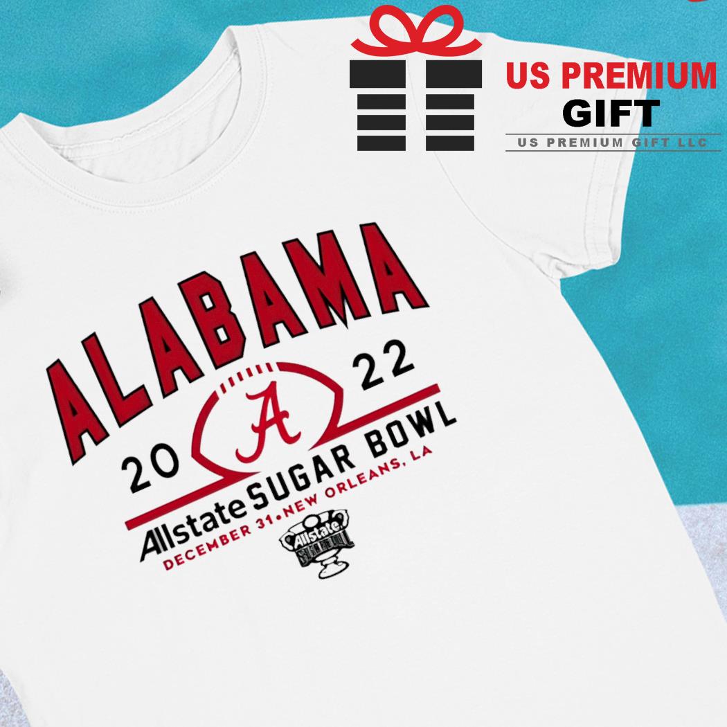 Alabama Crimson Tide football 2022 Allstate Sugar Bowl logo T-shirt