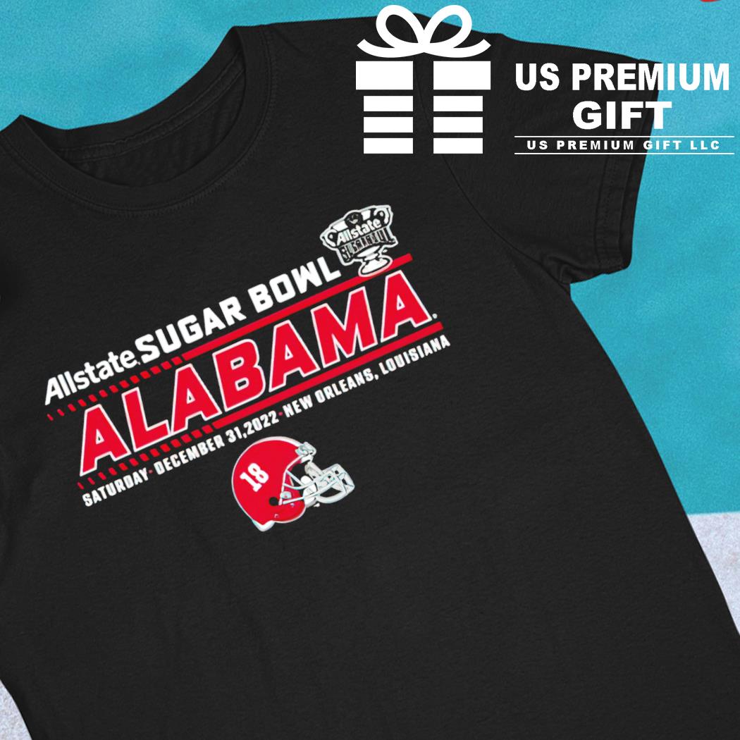 Allstate Sugar Bowl 2022 Alabama Crimson Tide football helmet logo T-shirt