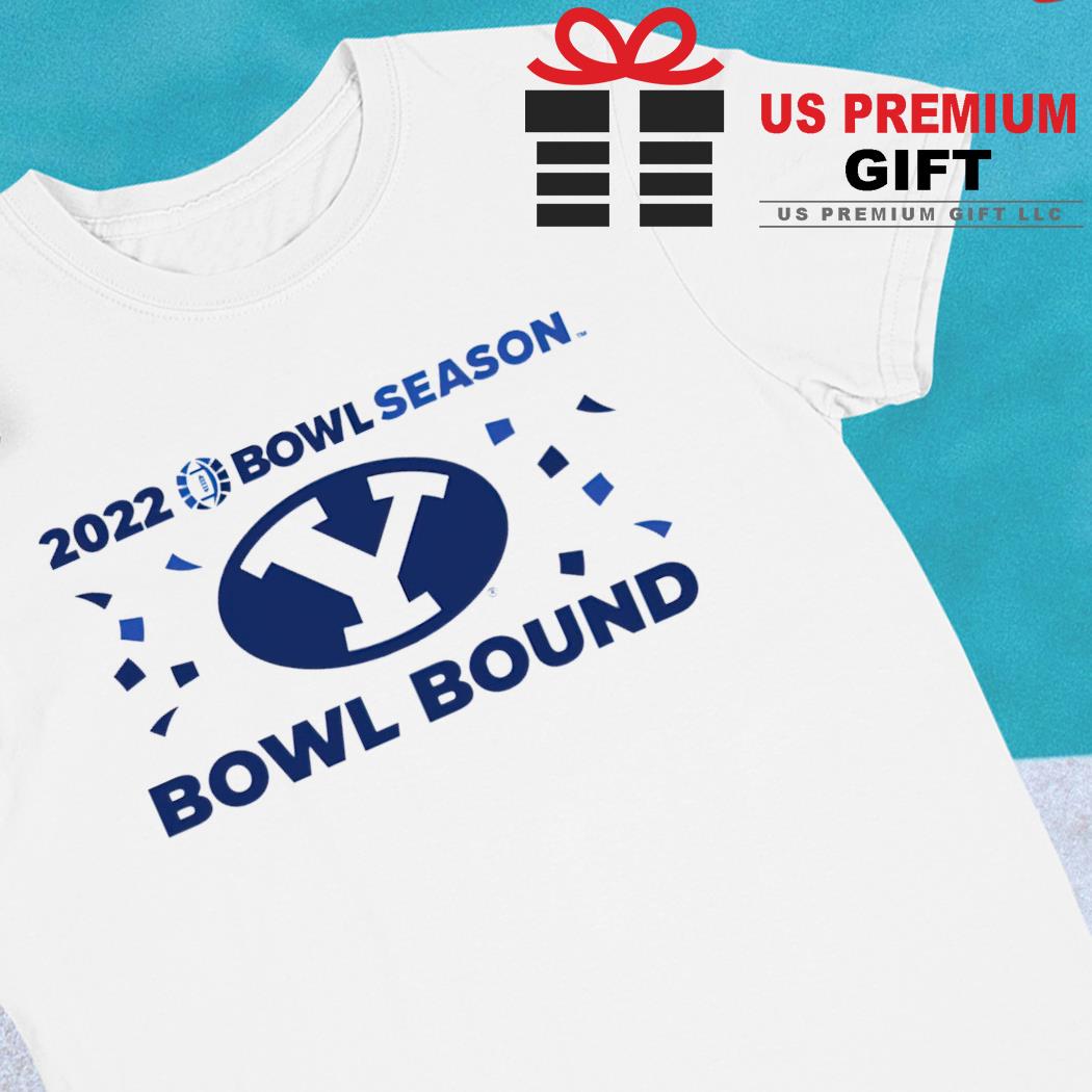 BYU Cougars football 2022 Bowl season Bowl Bound logo T-shirt
