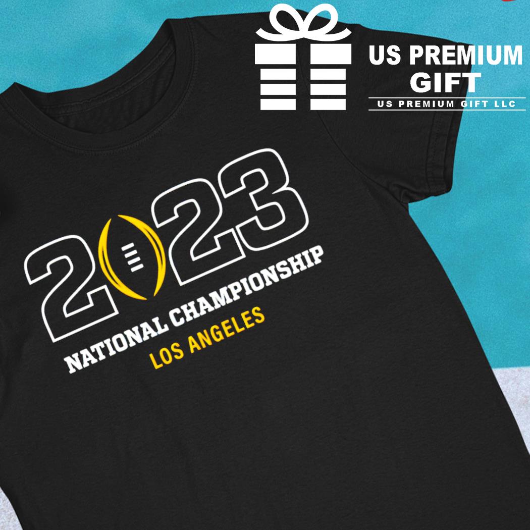 College football Playoff 2023 National Championship Los Angeles logo T-shirt