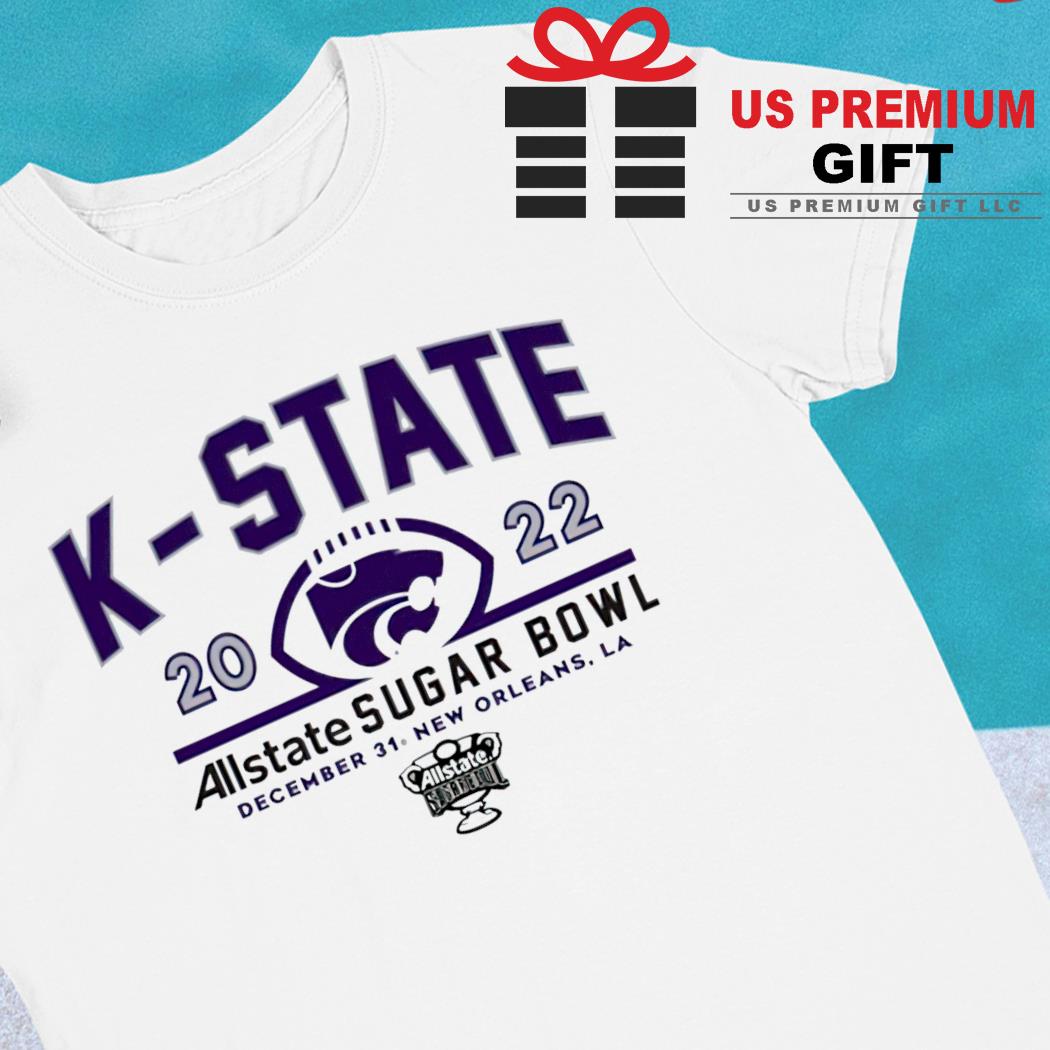 Kansas State Wildcats football 2022 Allstate Sugar Bowl logo T-shirt