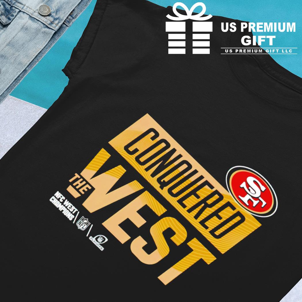 Official San Francisco 49Ers Conquered The West T Shirt - Tiotee