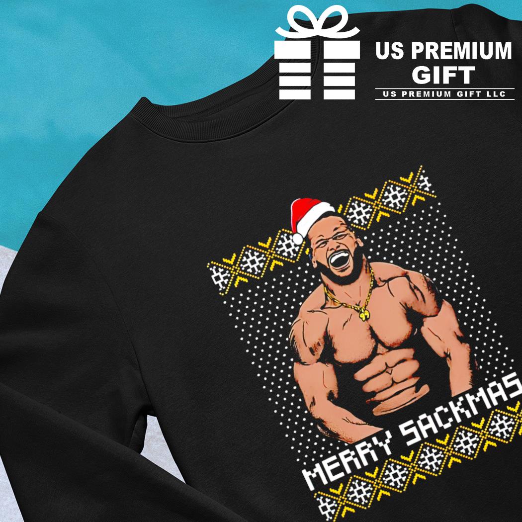 Aaron Donald Merry Sackmas Swea T-Shirt - TeeHex