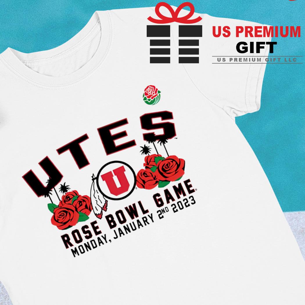 Utah Utes football Rose Bowl Game 2023 logo T-shirt