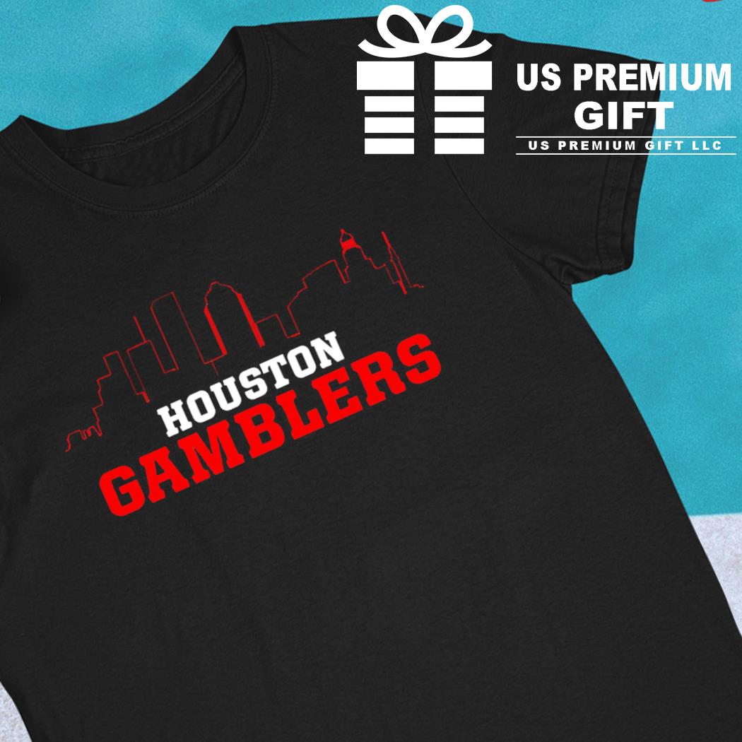 Houston Gamblers Houston Skyline 2023 T-shirt, hoodie, sweater