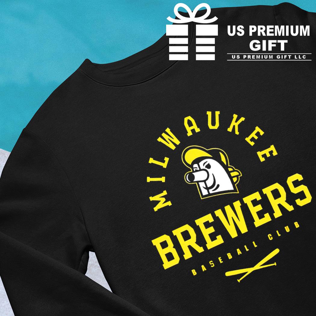 Milwaukee Brewers Square Off Crew Sweatshirt - Mens