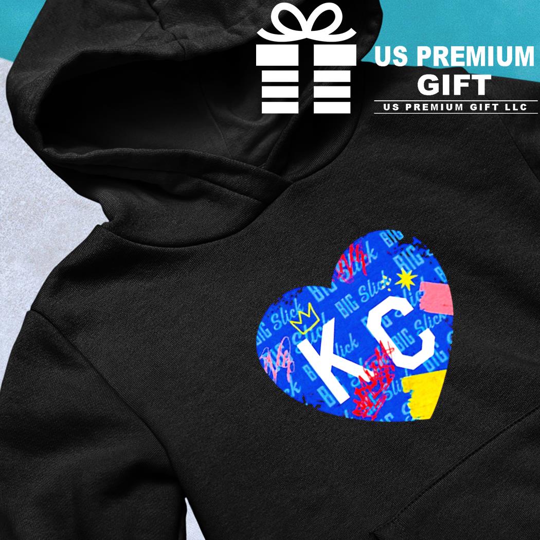 Grey & Navy KC Heart by Charlie Hustle