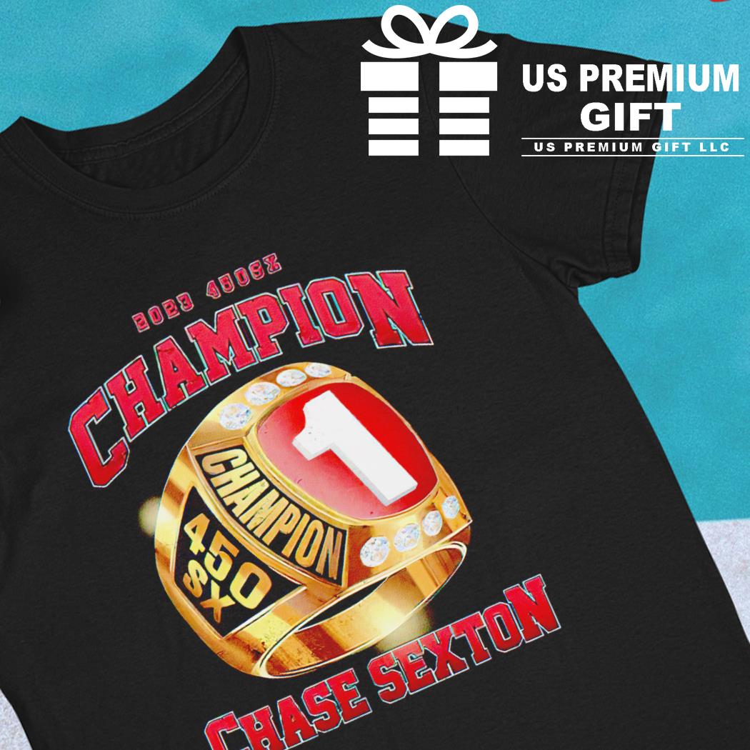 2023 Champion Chase Sexton ring logo T-shirt