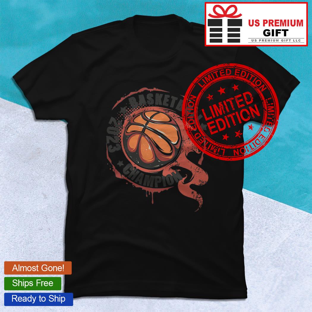 Basketball Champion 2023 logo T-shirt