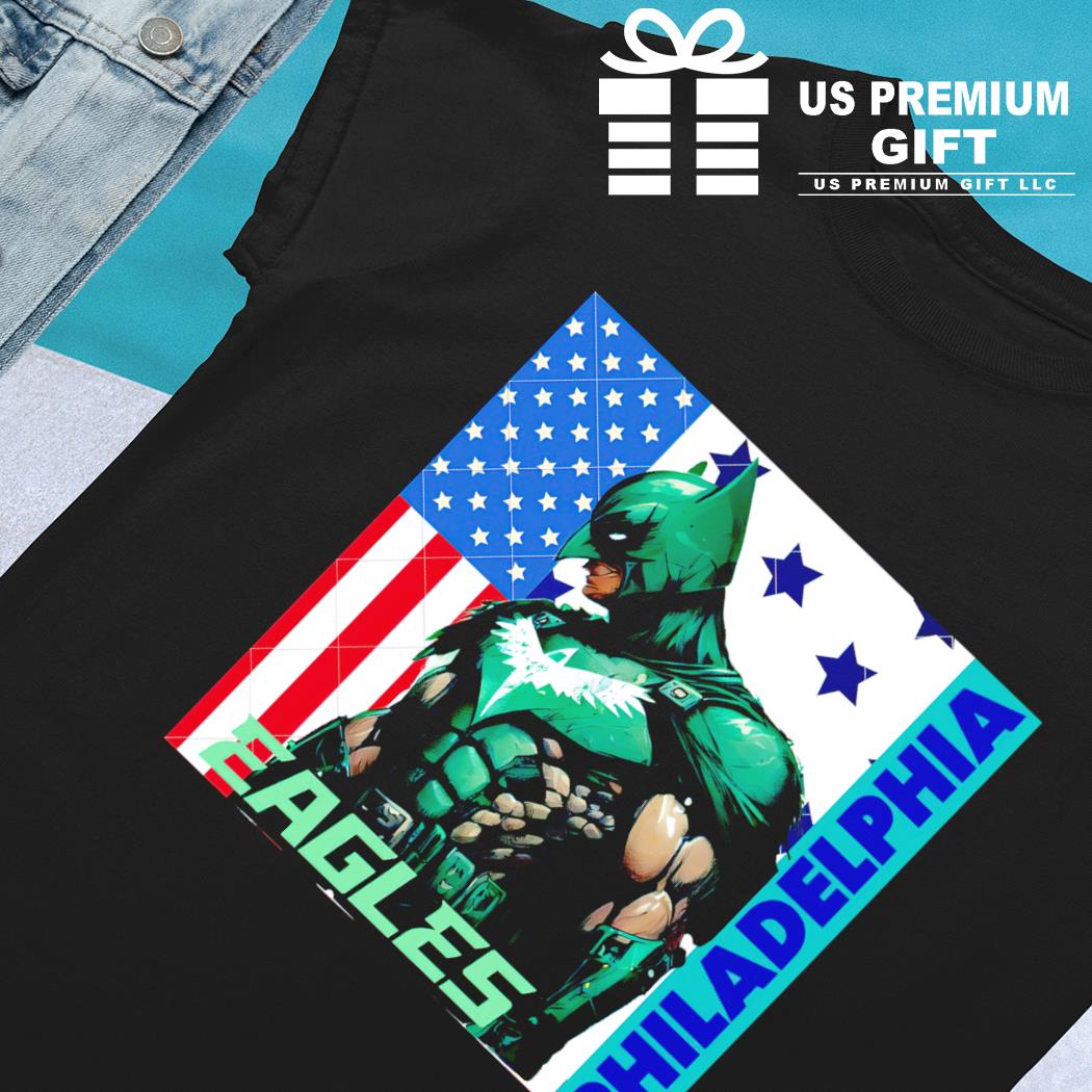 Batman Philadelphia Eagles American flag 2023 T-shirt, hoodie, sweater,  long sleeve and tank top