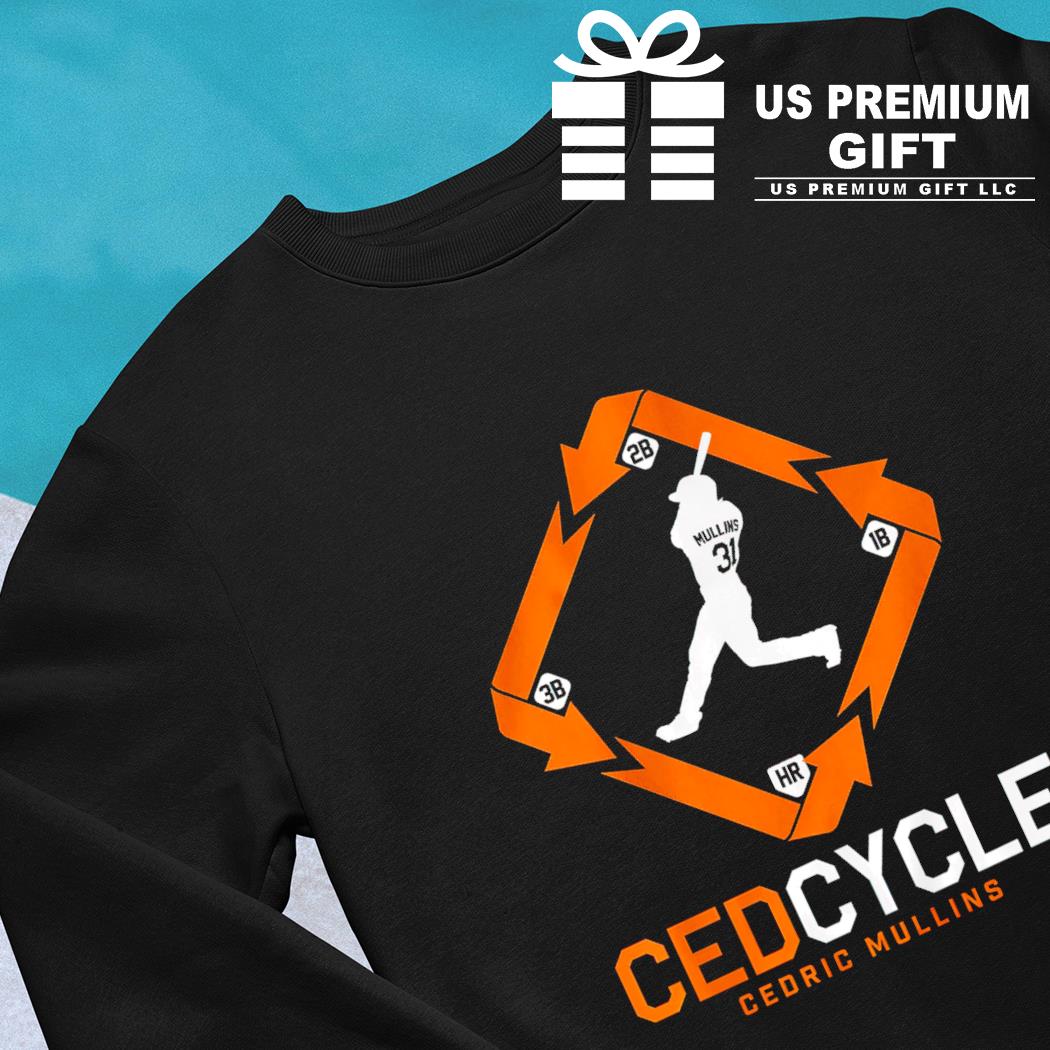 Cedric Mullins #31 Baltimore Team 2023 Number T-Shirt Gift Fan S-3XL