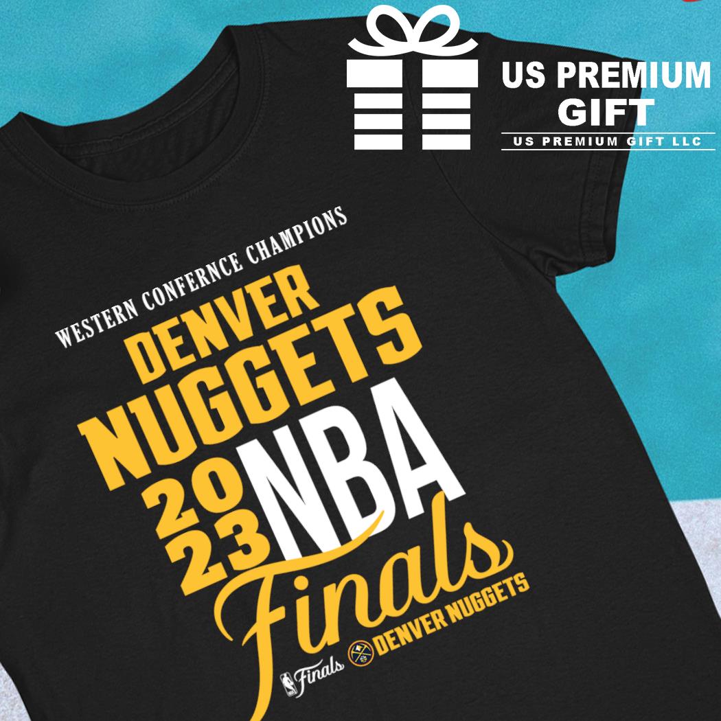 Denver Nuggets Western Conference Champions NBA Finals 2023 logo T-shirt