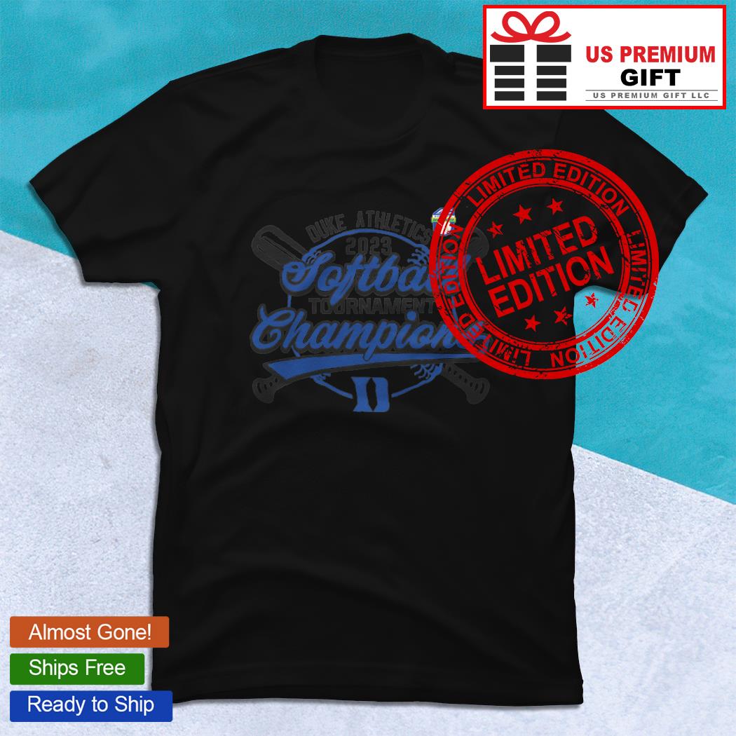 Duke Blue Devils 2023 softball tournament Champions logo T-shirt